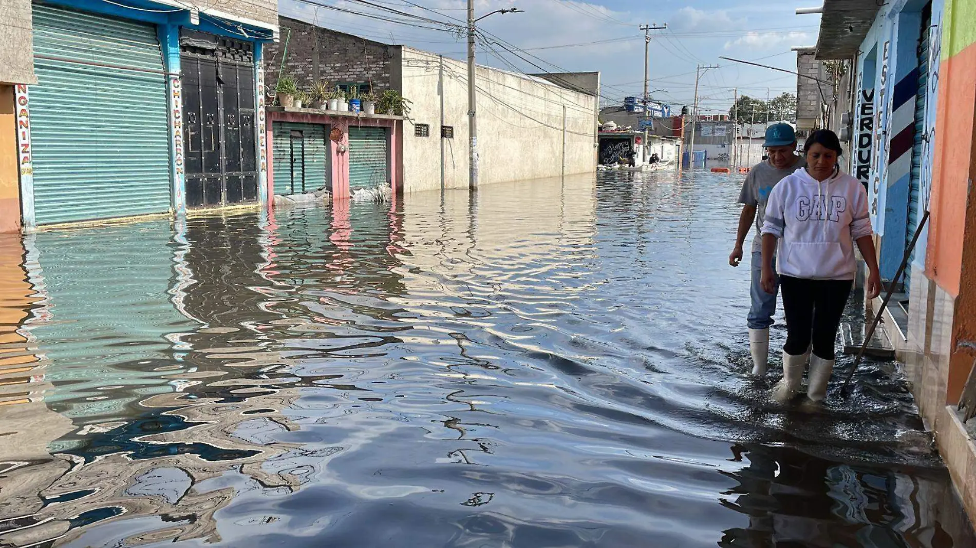 chalco inundación